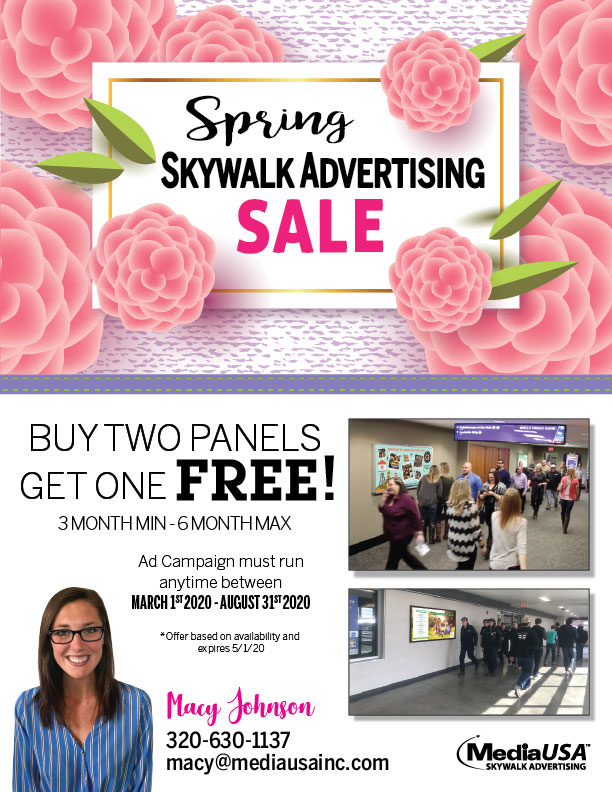 MediaUSA Skywalk Ads Spring 2020 Promo Poster